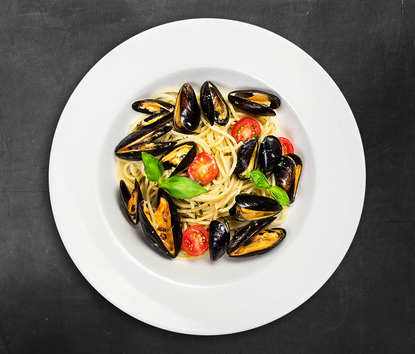 Nudeln mit Muscheln
